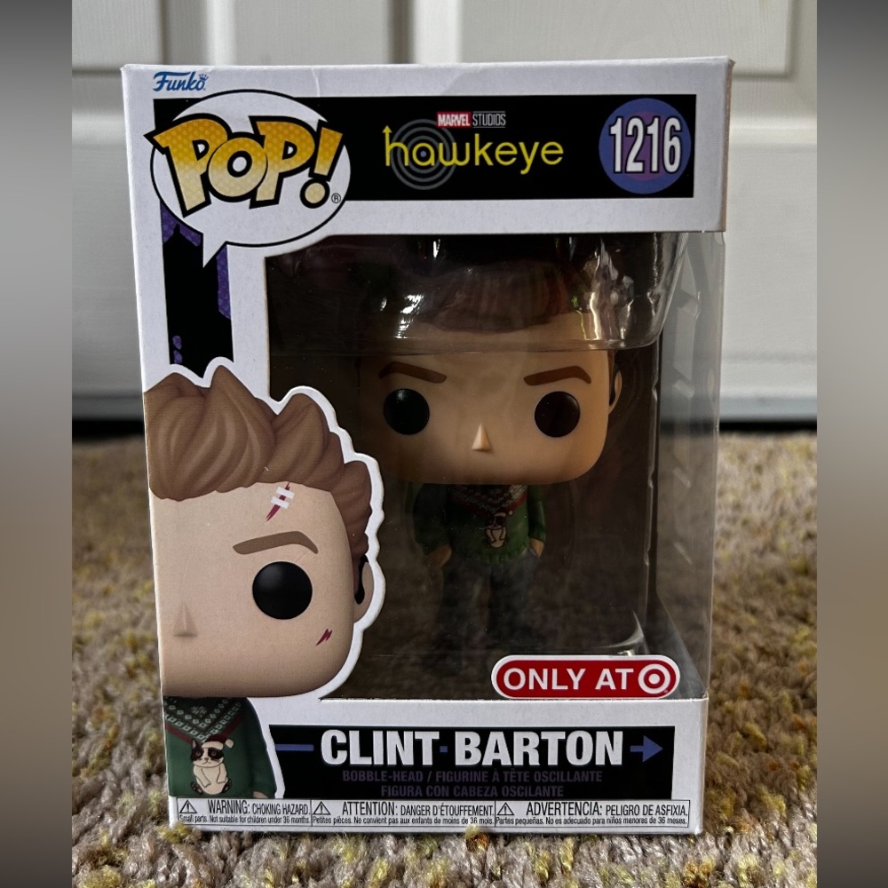 Funko POP! #1216 Hawkeye - Clint Barton Christmas Sweater Pop! Vinyl